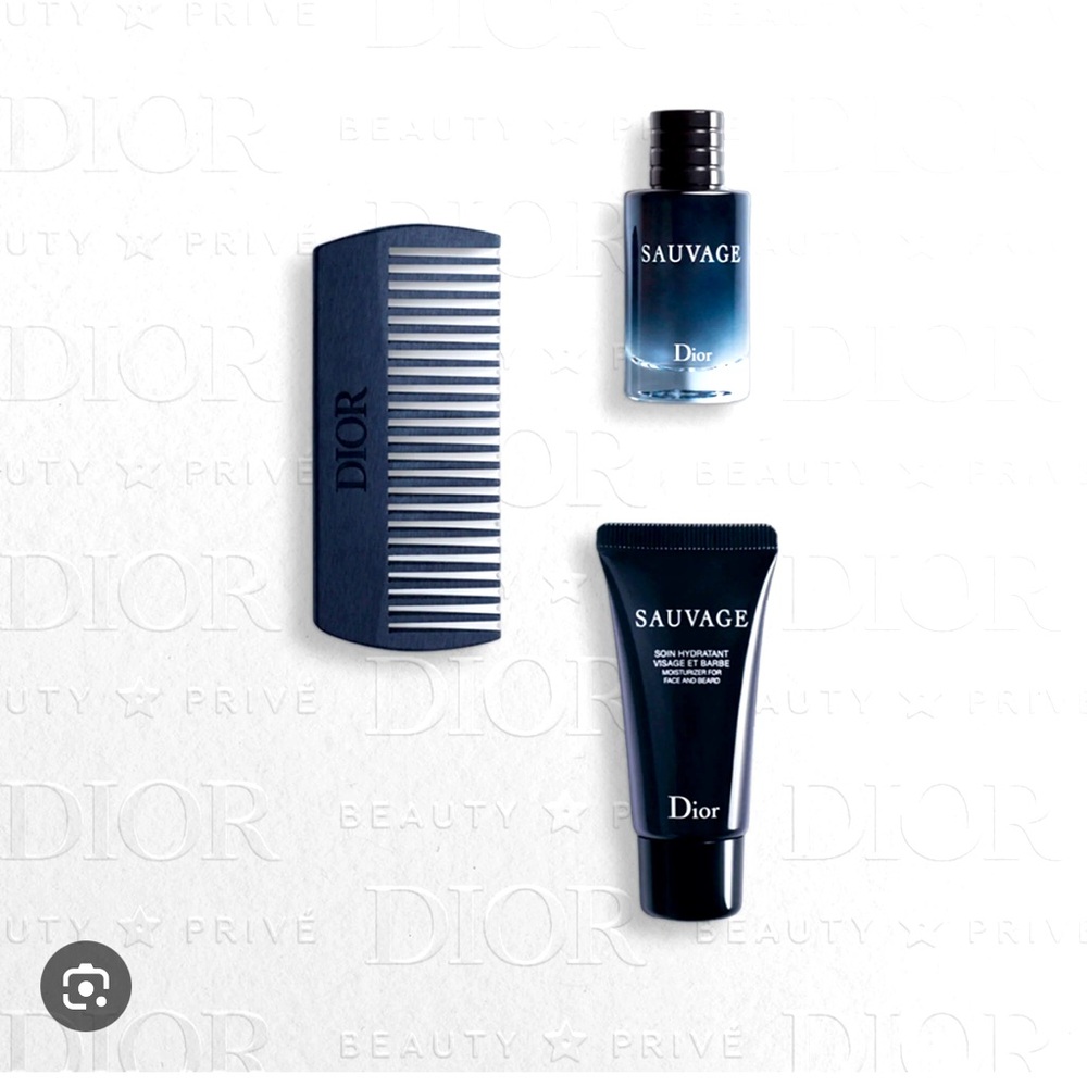 Dior Sauvage Men's travel Grooming 3pc set NIB